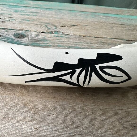 VTG Navajo Pottery Canoe‎ Boat Ceramic Figurine Native American Signed 9" - Picture 6 of 11